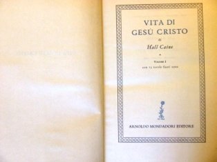 Vita di Gesu' Cristo