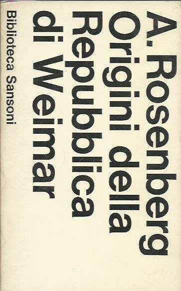 Origini della Repubblica di Weimar