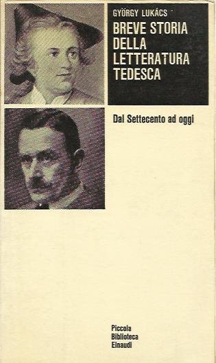 Breve storia della letteratura tedesca dal Settecento ad oggi