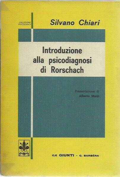 Introduzione alla Psicodiagnosi di Rorschach