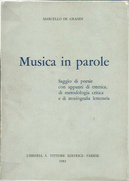 Musica in parole