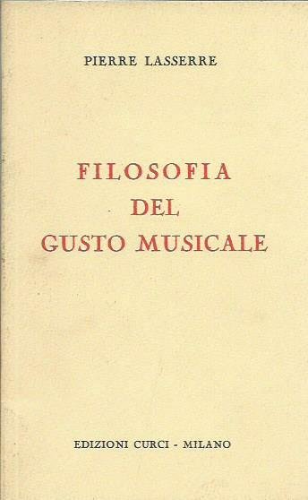 Filosofia del gusto musicale