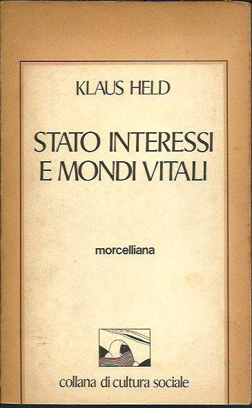 Stato interessi e mondi vitali | Immagine principale