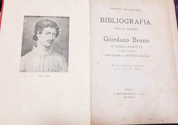 Bibliografia delle opere di Giordano Bruno e degli scritti ad …