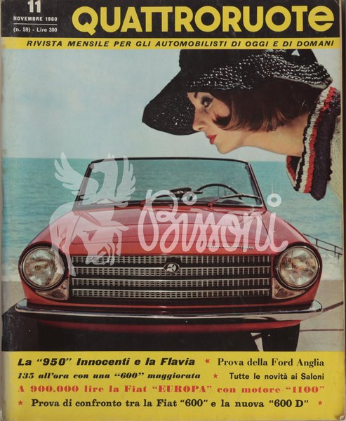 QUATTRORUOTE (RIVISTA) - ANNATA 1960