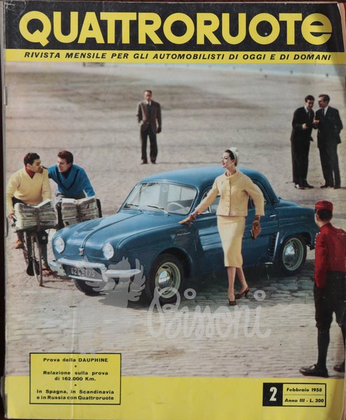 QUATTRORUOTE (RIVISTA) - ANNATA 1958