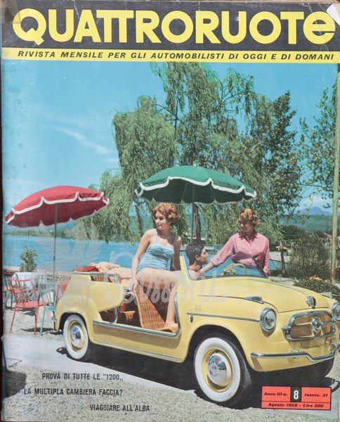 QUATTRORUOTE (RIVISTA) - ANNATA 1958