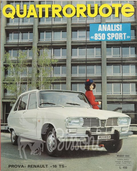 QUATTRORUOTE (RIVISTA) - ANNATA 1968