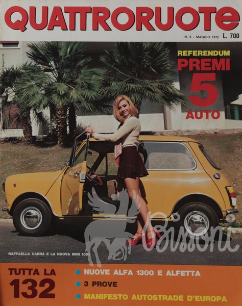 QUATTRORUOTE (RIVISTA) - ANNATA 1972