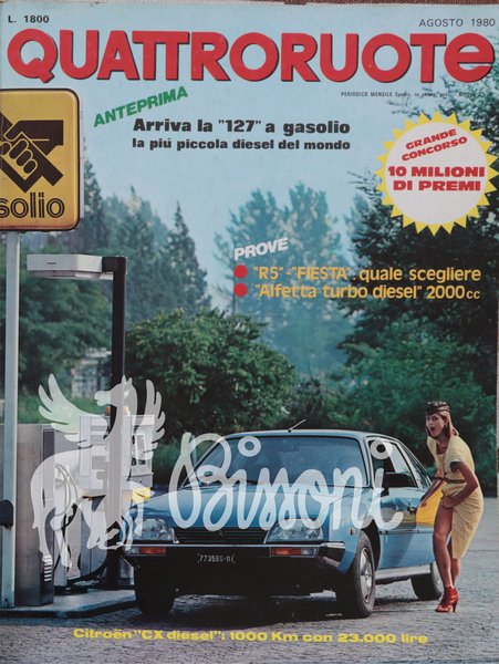QUATTRORUOTE (RIVISTA) - ANNATA 1980