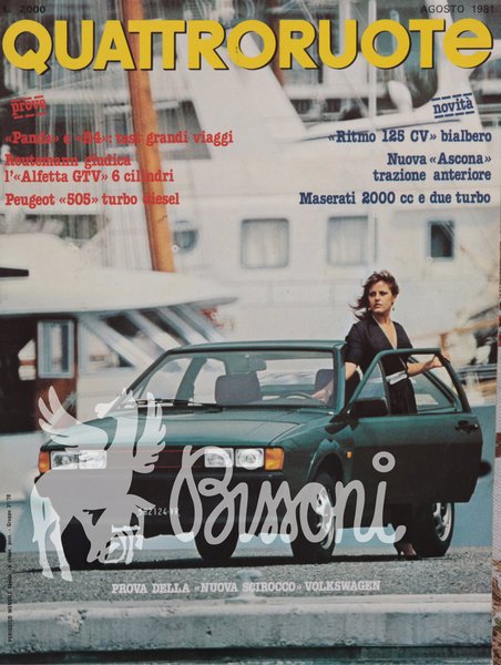 QUATTRORUOTE (RIVISTA) - ANNATA 1981