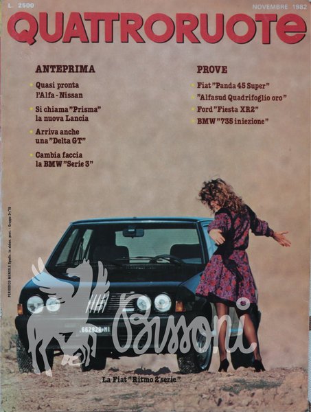 QUATTRORUOTE (RIVISTA) - ANNATA 1982