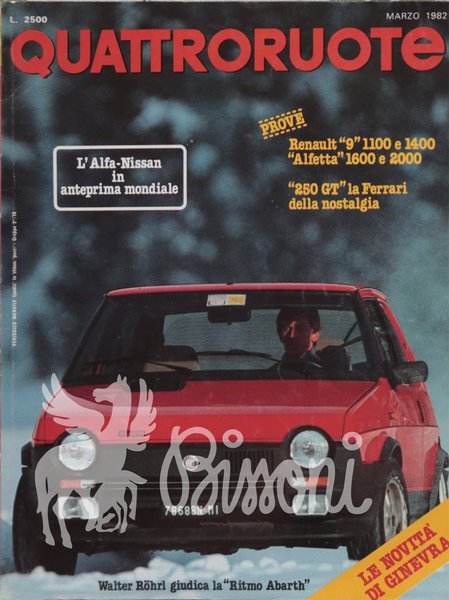 QUATTRORUOTE (RIVISTA) - ANNATA 1982