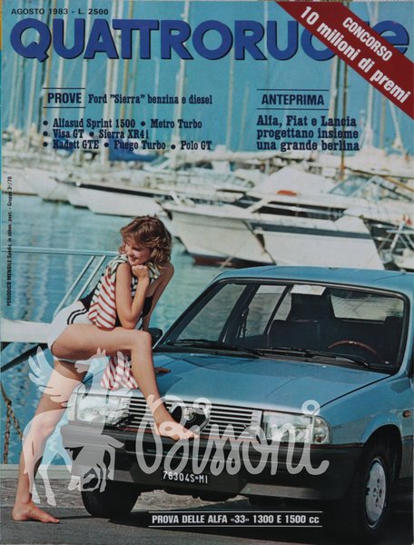 QUATTRORUOTE (RIVISTA) - ANNATA 1983