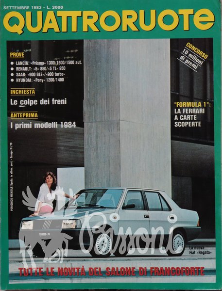 QUATTRORUOTE (RIVISTA) - ANNATA 1983