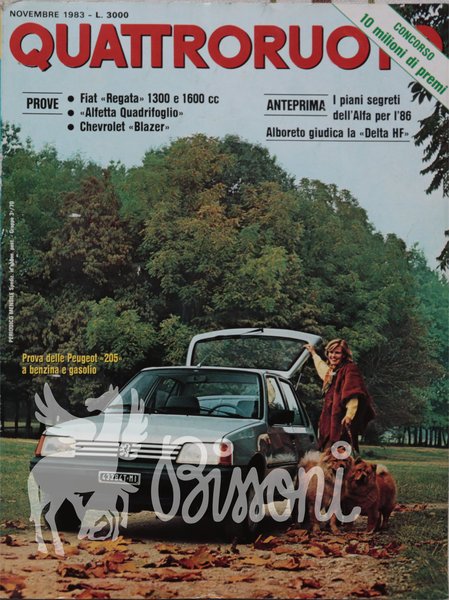 QUATTRORUOTE (RIVISTA) - ANNATA 1983