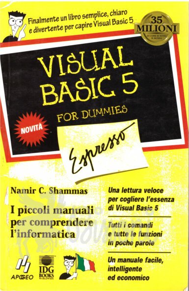 VISUAL BASIC 5 FOR DUMMIES - ESPRESSO