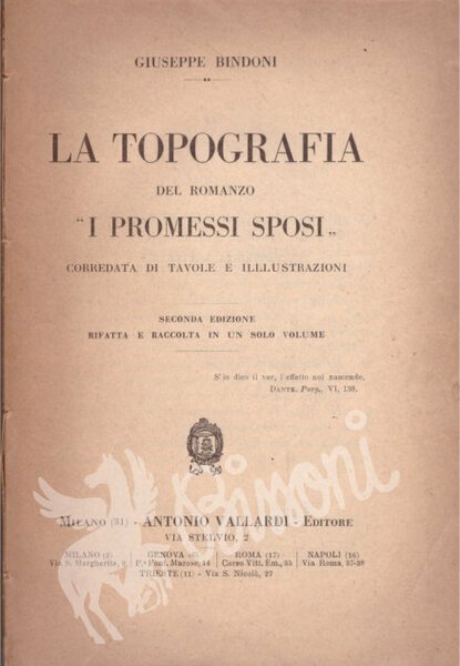 LA TOPOGRAFIA DEL ROMANZO I PROMESSI SPOSI