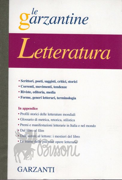 LE GARZANTINE - LETTERATURA - 4^ EDIZIONE