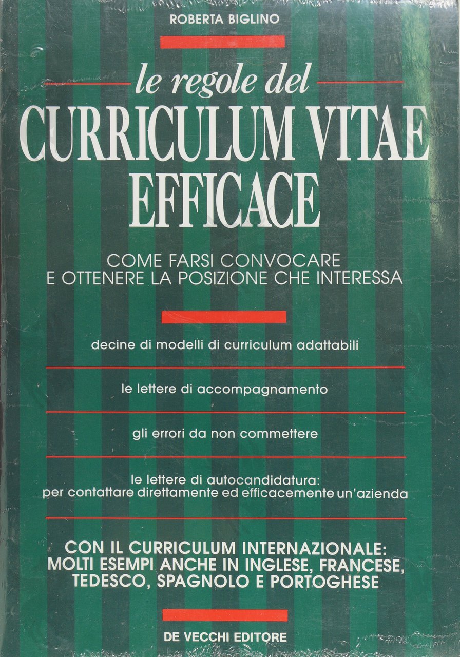 LE REGOLE DEL CURRICULUM VITAE EFFICACE | Immagine principale
