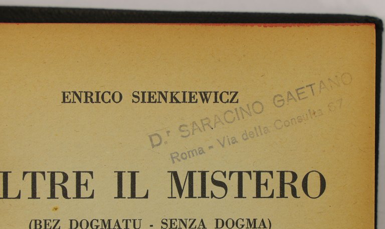 OLTRE IL MISTERO