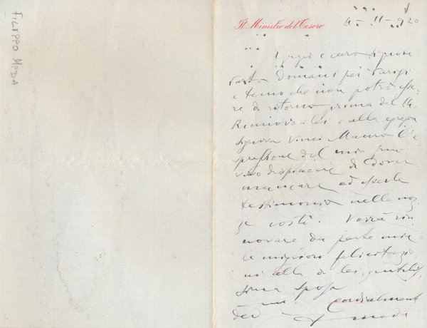 Filippo Meda (Milano 1869, 1939). Politico, giornalista e banchiere italiano. …