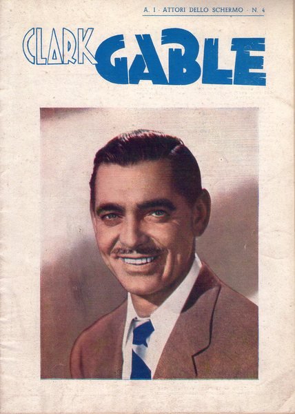 Rivista "Attori dello schermo. N. 4" Clark Gable.