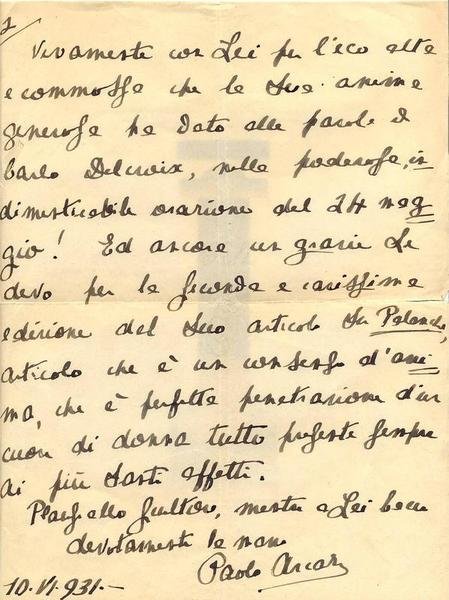 Paolo Arcari (1879 - 1955). Scrittore e docente di Letteratura …