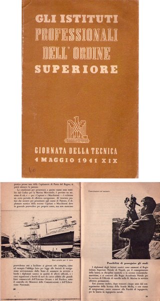 Gli Istituti Professionali dell'Ordine Superiore. Giornata della Tecnica 4 maggio …