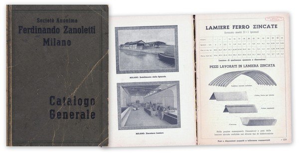 Società Anonima Ferdinando Zanoletti - Metalli. Catalogo Generale dei metalli …