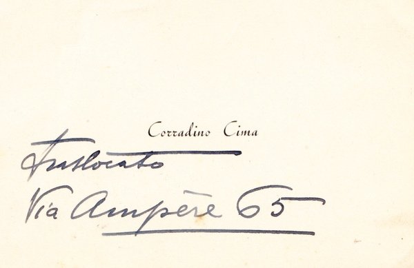 *Corradino Cima. Poeta, scrittore e cultore della tradizione e leggende …