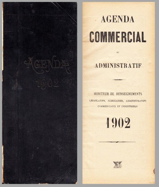 Agenda Commercial et administratif 1902.