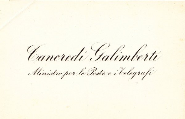 *Tancredi Galimberti. (Cuneo, 1856 – Cuneo, 1939). Politico italiano e …