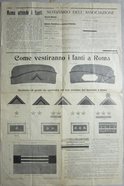 Il Fante. Periodico mensile dei Fanti d'Italia. Programma e disposizioni …