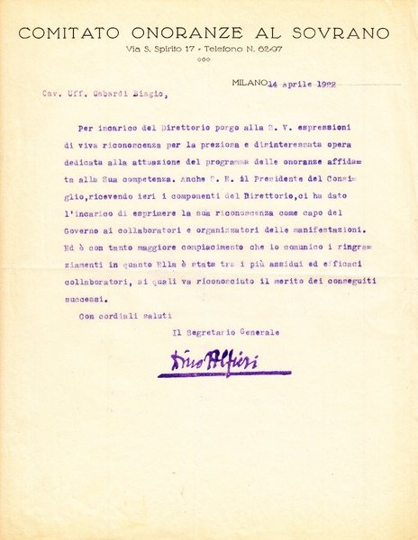 Edoardo Alfieri detto Dino. (Bologna, 1886 – Milano, 1966). Politico …