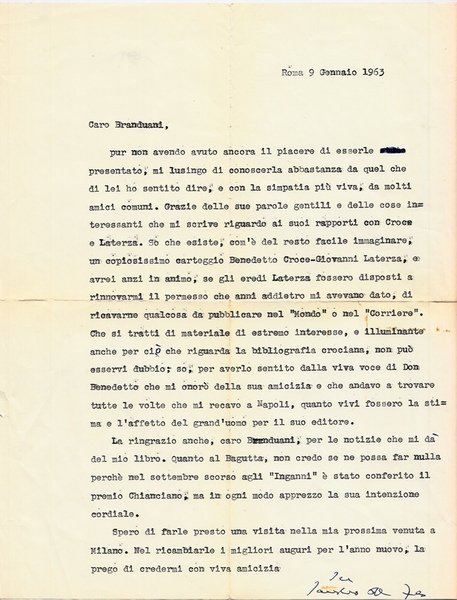 Sandro De Feo. (Modugno 1905 - Roma 1968). Giornalista e …