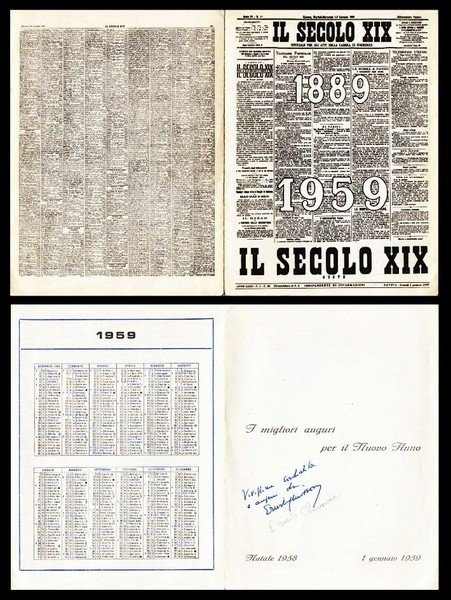 Ernesto Chiossone. Giornalista, responsabile della pagina sportiva de Il Secolo …