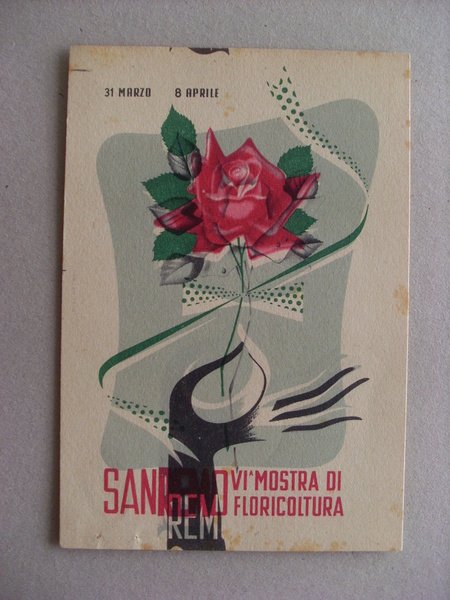 Cartolina / postcard SANREMO VI°Mostra di Floricoltura