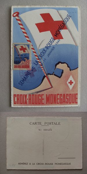 Cartolina / postcard Semaine de la Croix - Rouge Monégasque …