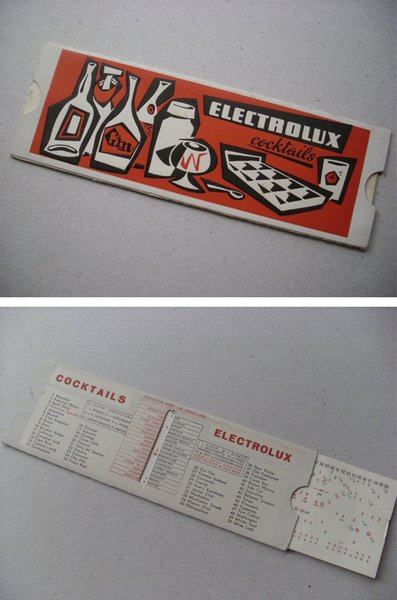 Dosatore per cocktails ELECTROLUX (Ricetta per le misure) Anni'50