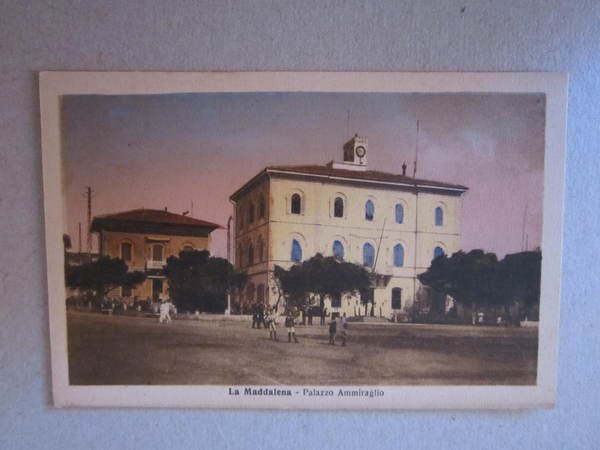 Cartolina LA MADDALENA - Palazzo Ammiraglio Ed.Roberto Caprilli