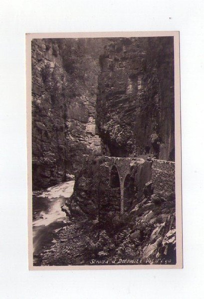 Cartolina / postcard Strada di Dolomiti - Val d´Ega. Foto …