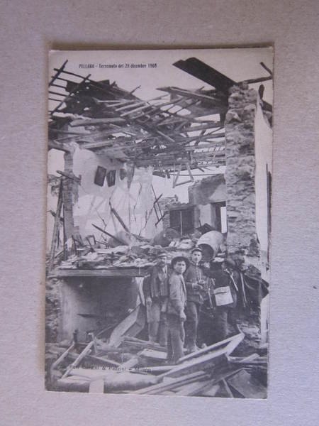 Cartolina Reggio Calabria "PELLARO - Terremoto 28 Dicembre 1908"