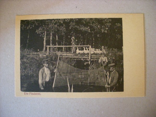 Cartolina Austria - Prima Guerra Mondiale. Die Fischerei