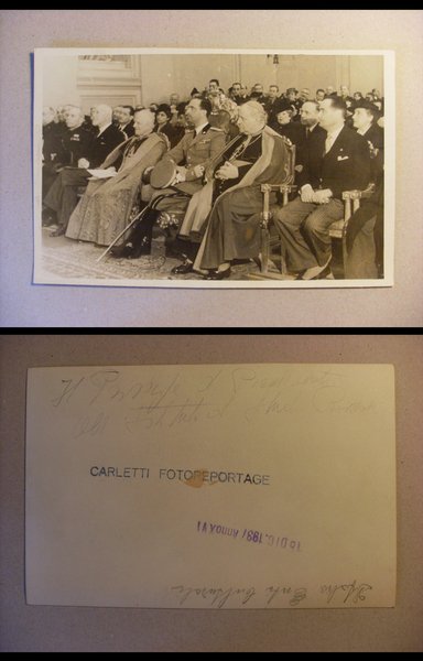 Foto UMBERTO II. Carletti Fotoreportage 1937