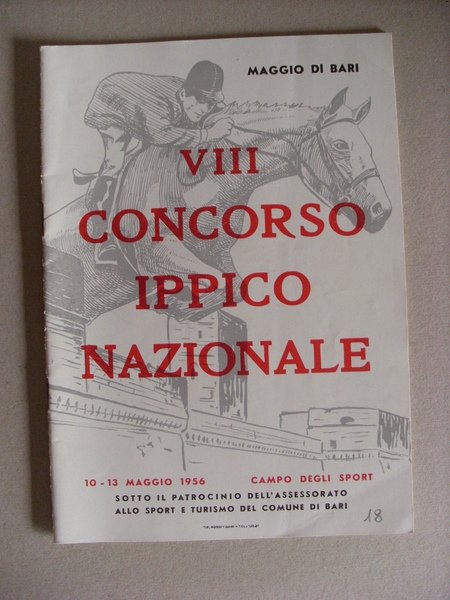 Depliant / programma VIII Concorso Ippico Nazionale - Campo degli …