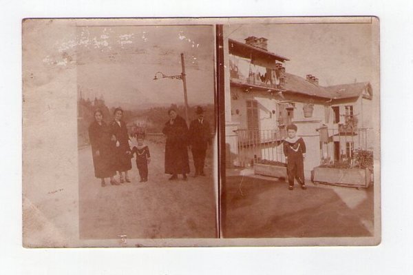 Foto / fotografia formato cartolina scorci di BIELLA. Anni'20 circa