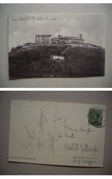 Cartolina / postcard Montecatini Alto (Pistoia) Albergo e Ristorante Paradiso …