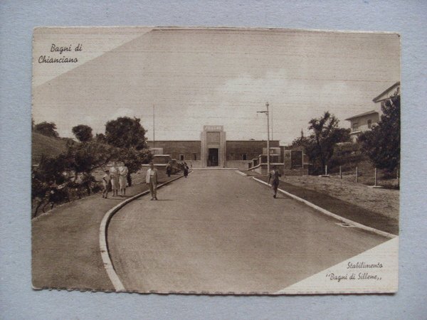 Cartolina / postcard Bagni di CHIANCIANO (Siena) Stabilimento "Bagni di …