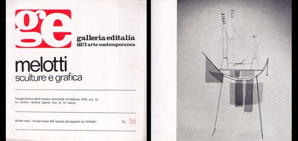 Brochure Galleria Editalia QUI arte contemporanea ROMA N.56 - FAUSTO …
